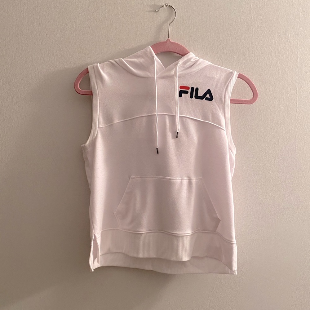 FILA sleeveless hoodie shirt